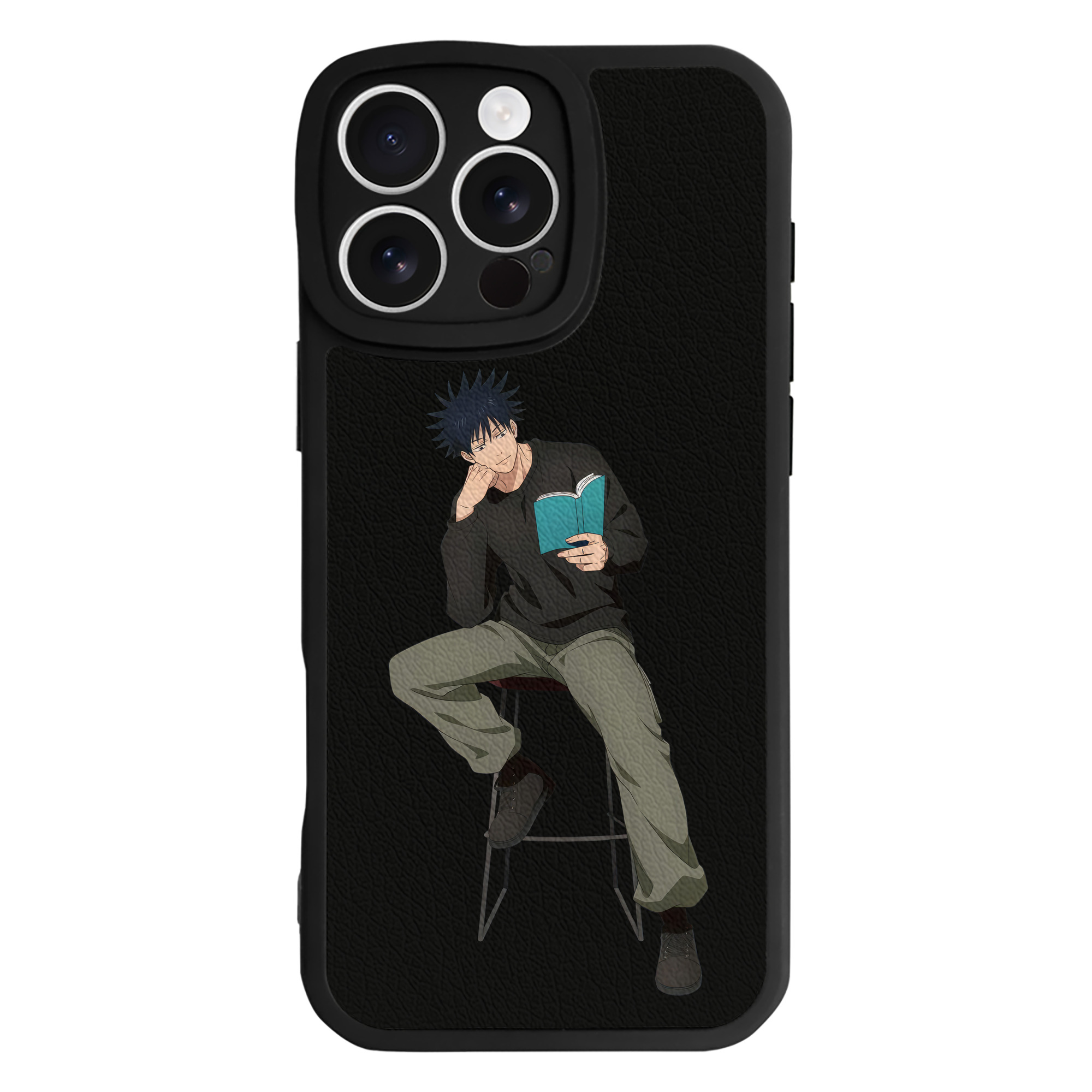 （画像用） 呪術廻戦 Jujutsu Kaisen 【iPhone 16シリーズ対応】シリコンスマホケース（レザー調） 材質：シリコン